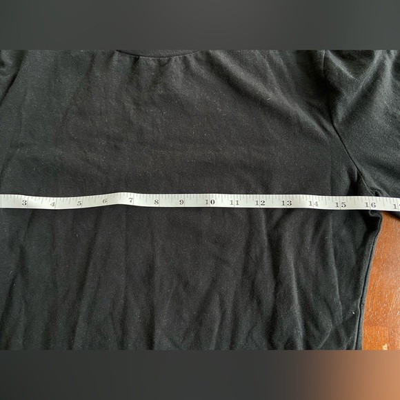 Abercrombie & Fitch A&F Essentials Youth Tight Black Long Sleeve Shirt Large - Picture 7 of 8